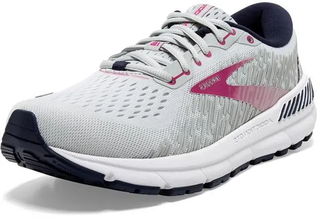 Main image of Brooks Women's Addiction GTS 15 Running Shoes, Oyster/Peacoat/Lilac Rose, Size 10