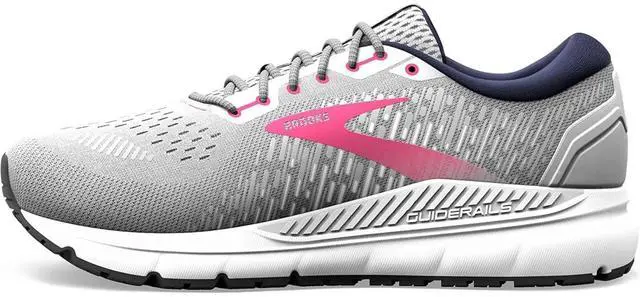 Alt view image 2 of 7 - Brooks Women's Addiction GTS 15 Running Shoes, Oyster/Peacoat/Lilac Rose, Size 10