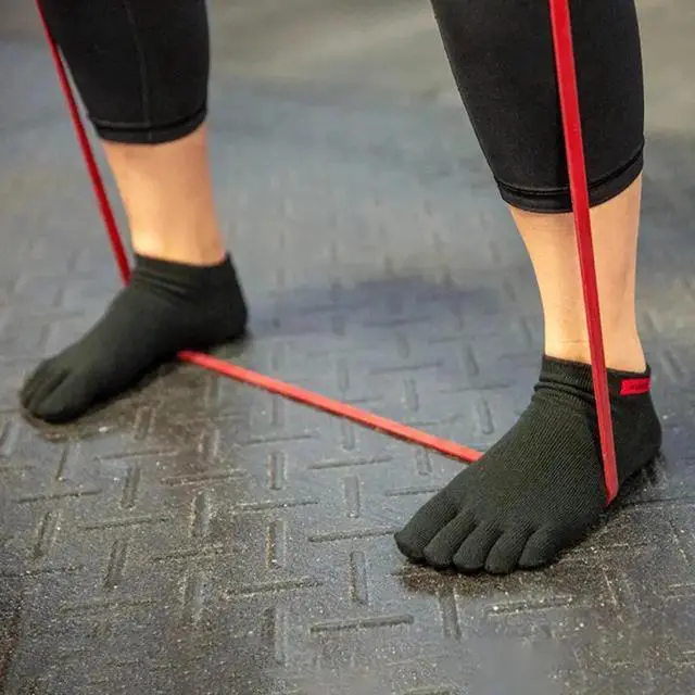 Alt view image 3 of 6 - Injinji Unisex Sport Original Weight MiniCrew Toesocks, Black, Large