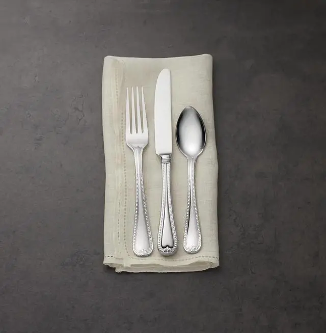 Alt view image 3 of 6 - Lenox Vintage Jewel Stainless Steel 20Pcs Flatware Set, Service For 4, Metallic