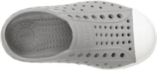 Alt view image 2 of 3 - Native Kids Jefferson Waterproof Slip-On Regular Sneakers, Pigeon Grey/Shell White, Size J6