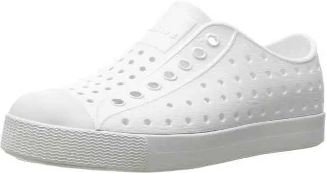 Main image of Native Kids Jefferson Waterproof Slip-On Regular Sneakers, Shell White/Shell White, Size J2