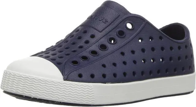 Main image of Native Jefferson Kid's Slip-On Sneakers, Regatta Blue/Shell White, Size C9 M US