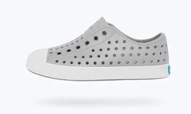Alt view image 3 of 4 - Native Kids Jefferson Youth Waterproof Slip-On Sneakers, Regatta Blue/Shell White, C12 M US
