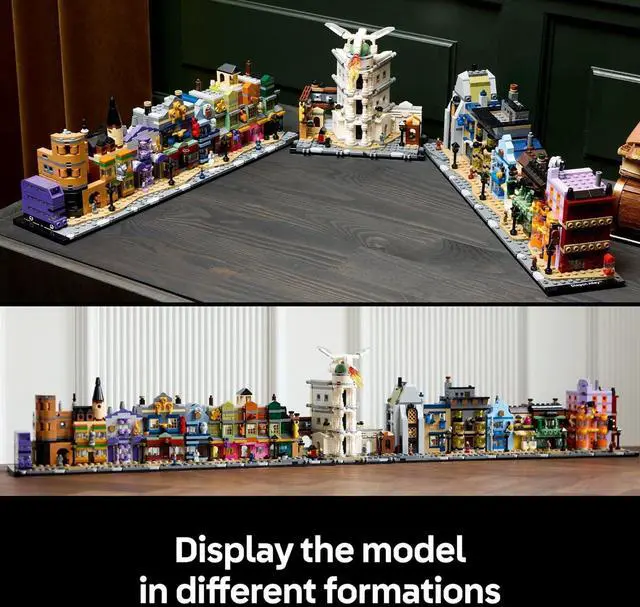 Alt view image 4 of 6 - LEGO Harry Potter Diagon Alley Wizarding Shops Building Set for Adults