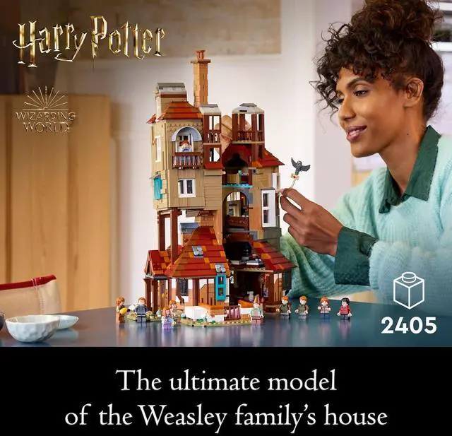 Alt view image 2 of 6 - LEGO Harry Potter The Burrow Building Sets with 10 Minifigures for Adults