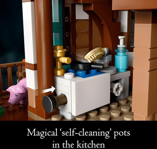 Alt view image 6 of 6 - LEGO Harry Potter The Burrow Building Sets with 10 Minifigures for Adults