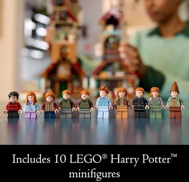 Alt view image 5 of 6 - LEGO Harry Potter The Burrow Building Sets with 10 Minifigures for Adults