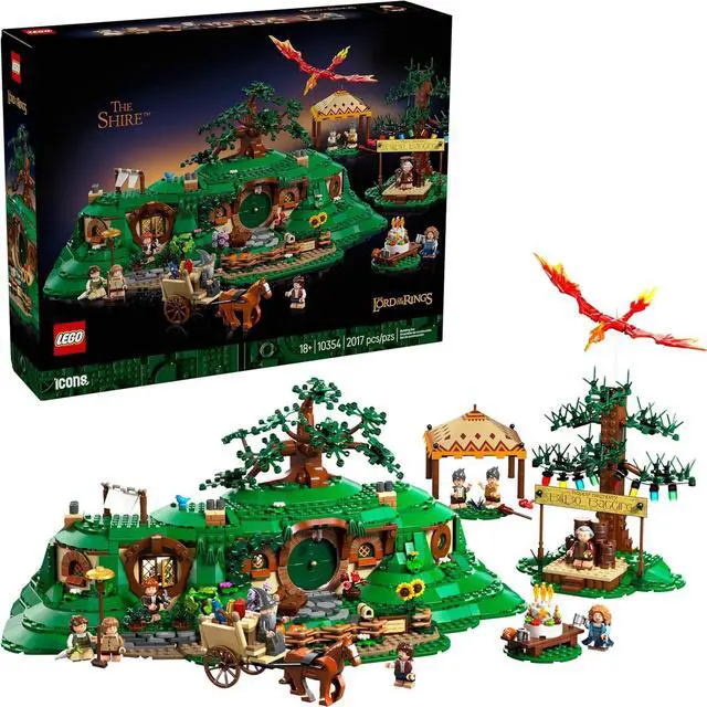 Main image of LEGO Icons The Lord of The Rings the Shire Building Set for Adult