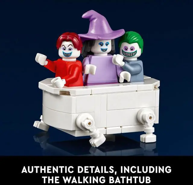 Alt view image 2 of 6 - LEGO Disney Tim Burton's The Nightmare Before Christmas Decor Building Set for Adults