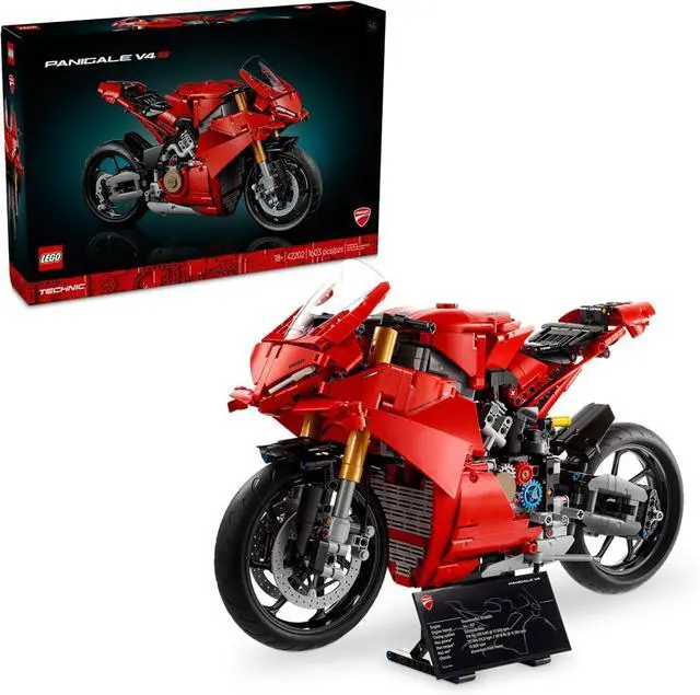 Main image of LEGO Technic Ducati Panigale V4 S Motorcycle Toy Building Set for Adults