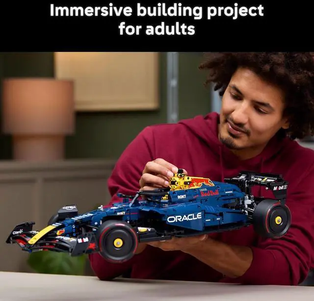 Alt view image 6 of 6 - LEGO Technic Oracle Red Bull Racing RB20 F1 Race Car Model Kit Building Set for Adults