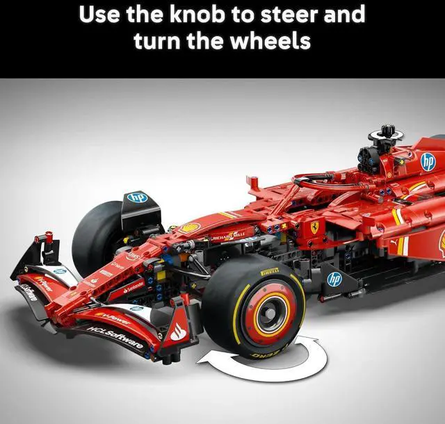 Alt view image 5 of 6 - LEGO Technic Ferrari SF-24 F1 Model Car Kit Building Set for Adults with Realistic Features