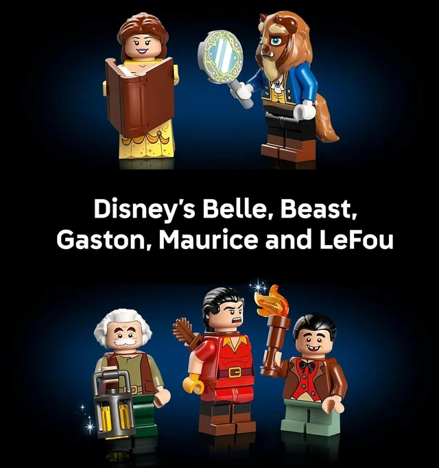 Alt view image 5 of 7 - LEGO Disney Princess Beauty and The Beast Castle Building Set Room Decor for Women and Men
