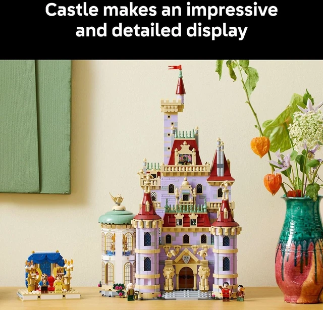Alt view image 6 of 7 - LEGO Disney Princess Beauty and The Beast Castle Building Set Room Decor for Women and Men