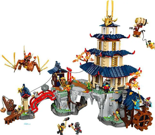 Alt view image 7 of 7 - LEGO NINJAGO Tournament Temple City Building Toy for Teen Boys & Girls