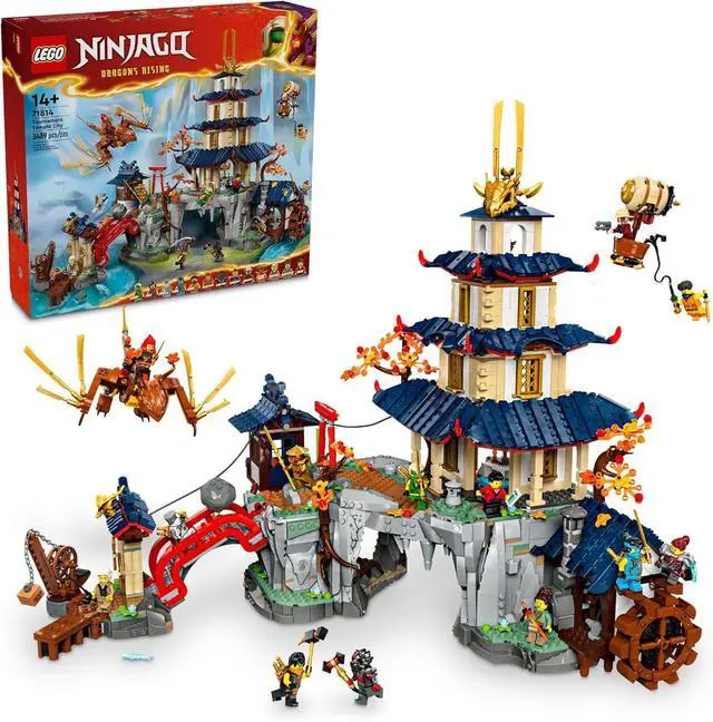 Main image of LEGO NINJAGO Tournament Temple City Building Toy for Teen Boys & Girls