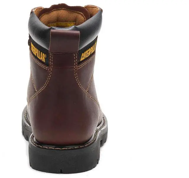 Alt view image 5 of 7 - CAT Men's Second Shift Slip-Resistant, Soft Toe Work Boot, Tan, Size 11