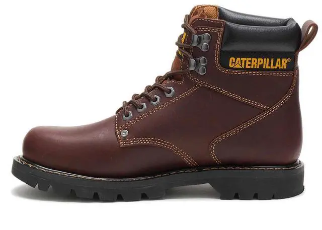 Alt view image 4 of 7 - CAT Men's Second Shift Slip-Resistant, Soft Toe Work Boot, Tan, Size 11