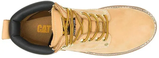 Alt view image 6 of 7 - Caterpillar Men's Second Shift 6 in Steel Toe Work Boot, Honey, Size M 11.5