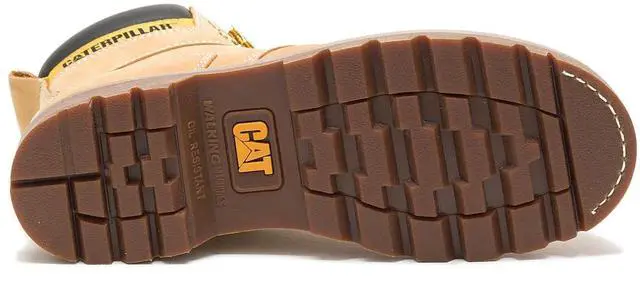 Alt view image 5 of 7 - Caterpillar Men's Second Shift 6 in Steel Toe Work Boot, Honey, Size M 8.5