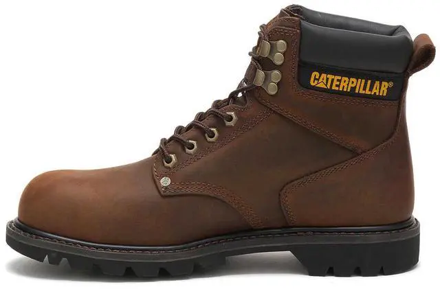 Alt view image 3 of 6 - Caterpillar Footwear Men's Second Shift Steel Toe Work Boot, Dark Brown, Size M 9