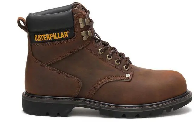 Alt view image 2 of 6 - Caterpillar Footwear Men's Second Shift Steel Toe Work Boot, Dark Brown, Size M 9