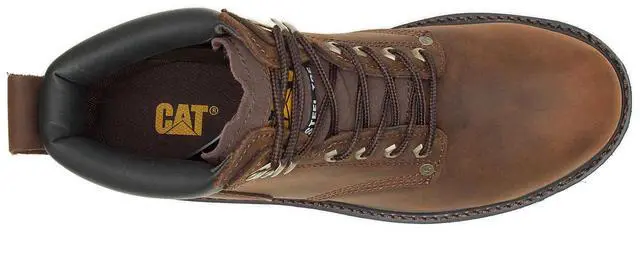 Alt view image 5 of 6 - Caterpillar Footwear Men's Second Shift Steel Toe Work Boot, Dark Brown, Size M 9