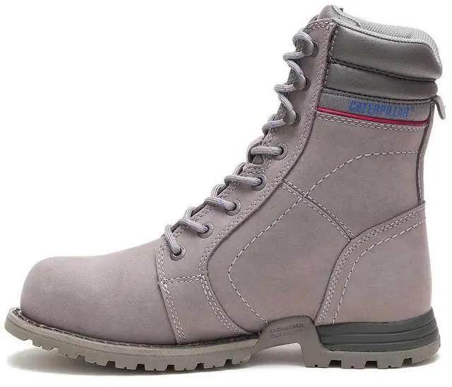 Alt view image 3 of 7 - Caterpillar Footwear Women's Waterproof Steel Toe Regular Work Boot, Frost Grey, Size M 7