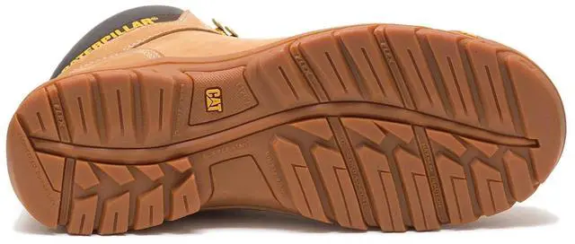 Alt view image 6 of 6 - Caterpillar Footwear Men's Outline Steel Toe Work Boot, Seal Honey, Size M 9