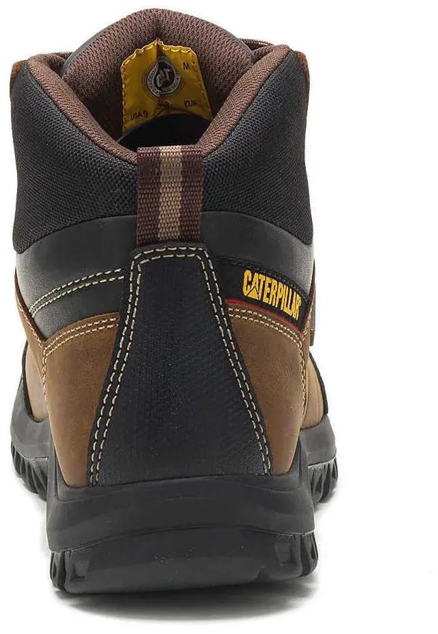 Alt view image 6 of 7 - Caterpillar Footwear Men's Threshold Waterproof Soft Toe Work Boot, Real Brown, Size M 10.5
