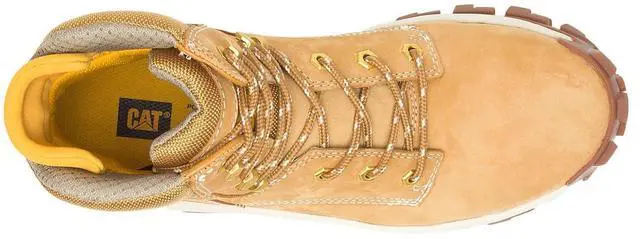 Alt view image 4 of 7 - Caterpillar Footwear Men's Invader Hi Steel Toe Construction Boot - Honey Reset, Size M 9.5