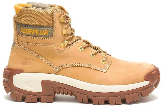 Alt view image 2 of 7 - Caterpillar Footwear Men's Invader Hi Steel Toe Construction Boot - Honey Reset, Size M 9.5