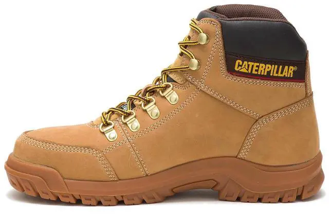 Alt view image 3 of 6 - Caterpillar Footwear Men's Outline Steel Toe Work Boot, Seal Honey, Size M 12