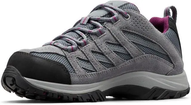 Alt view image 3 of 7 - Columbia Women's Crestwood Waterproof Hiking Shoes, Graphite Wild Iris, Size 7.5