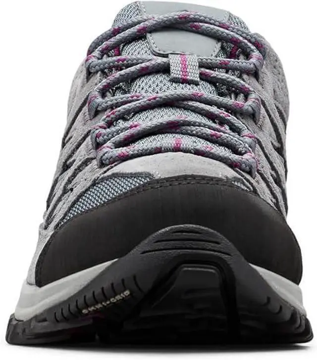 Alt view image 2 of 7 - Columbia Women's Crestwood Waterproof Hiking Shoes, Graphite Wild Iris, Size 8