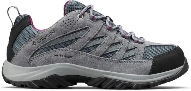 Alt view image 4 of 7 - Columbia Women's Crestwood Waterproof Hiking Shoes, Graphite Wild Iris, Size 8