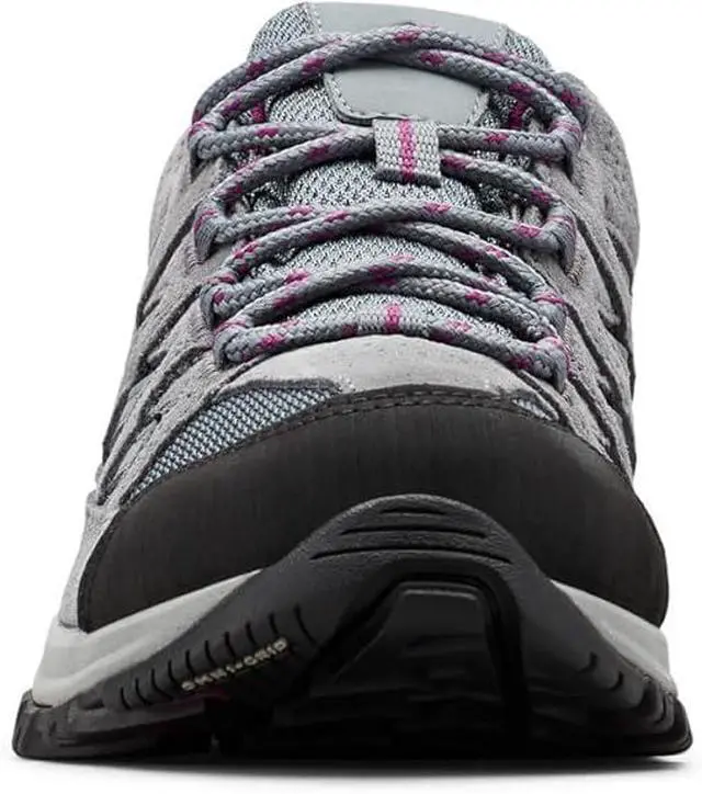 Alt view image 2 of 7 - Columbia Women's Crestwood Waterproof Hiking Shoes, Graphite Wild Iris, Size 8.5