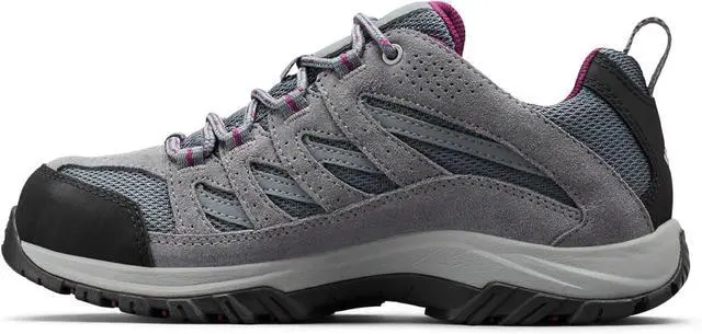 Alt view image 6 of 7 - Columbia Women's Crestwood Waterproof Hiking Shoes, Graphite Wild Iris, Size 8.5