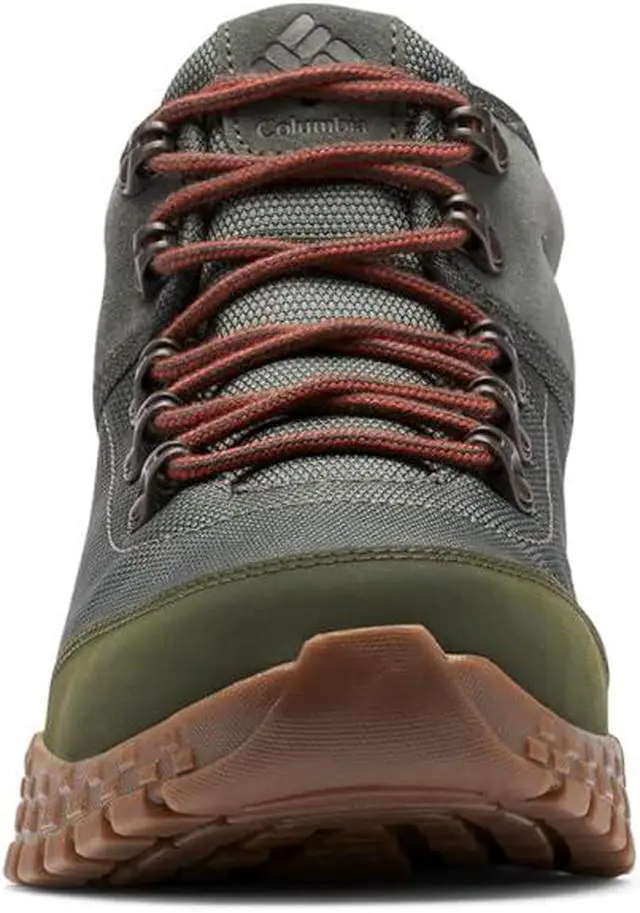 Alt view image 3 of 5 - Columbia Men's Fairbanks Mid Hiking Boots, Gravel Dark Moss, Size 10