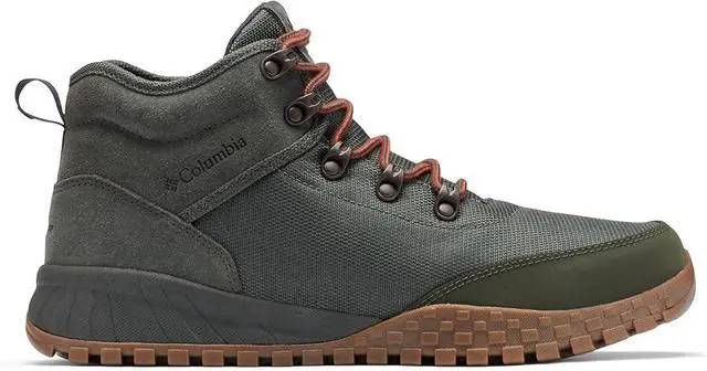 Main image of Columbia Men's Fairbanks Mid Hiking Boots, Gravel Dark Moss, Size 10.5