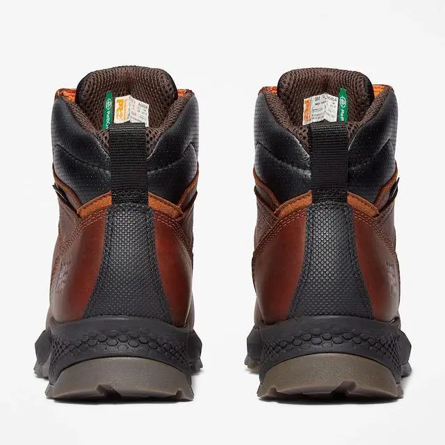 Alt view image 5 of 6 - Timberland PRO Men's Titan Ev 6" Safety Toe Work Boot, Teak Brown, Size 11