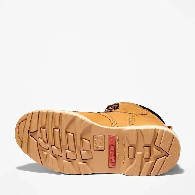 Alt view image 3 of 7 - Timberland PRO Men's 6" Pit Boss Soft Toe Comfortable Work Boots, Wheat, Size M 10.5