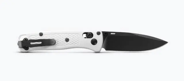 Alt view image 3 of 7 - Benchmade 533BK-1 Mini Bugout Folding Pocket Knife, White Givory Handle