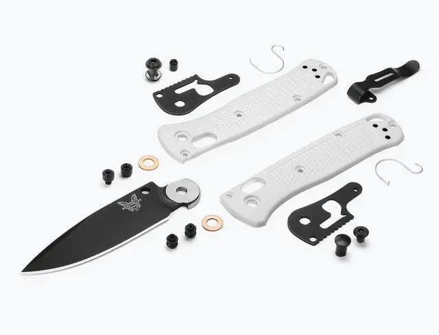 Alt view image 5 of 7 - Benchmade 533BK-1 Mini Bugout Folding Pocket Knife, White Givory Handle
