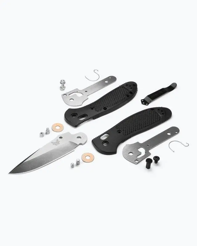 Alt view image 5 of 6 - Benchmade 551-S30V Griptilian Plain Edge Pocket Knife, Black Nylon Handle