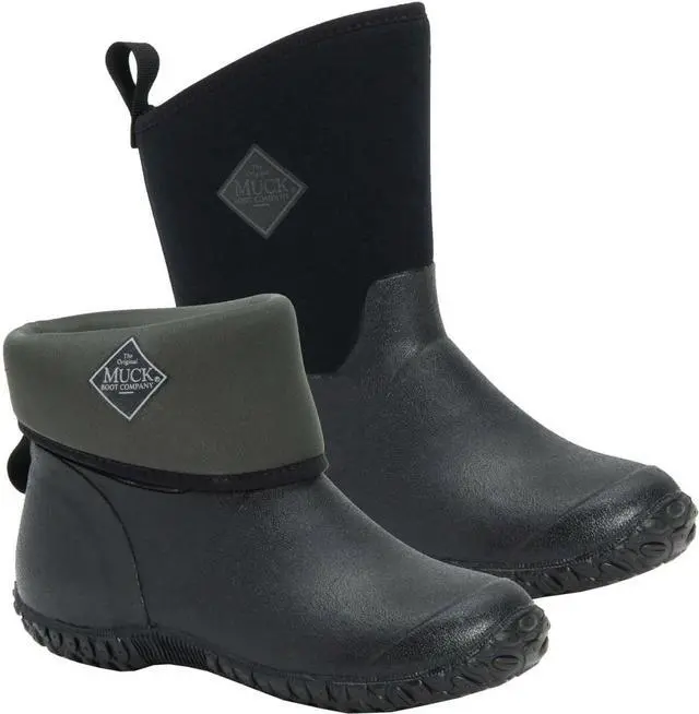 Main image of Muck Boots Women's Muckster II Mid Waterproof Rain Boot - Black, Size 42
