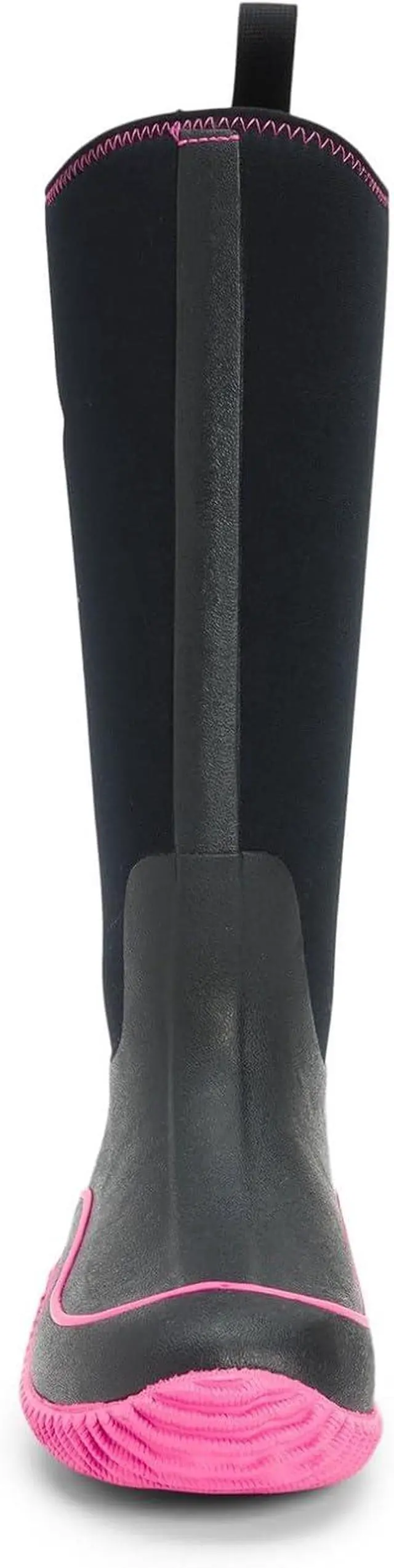 Alt view image 5 of 7 - Muck Boots Hale Multi-Season Women's Rubber Boot, Black/Hot Pink, Size 11