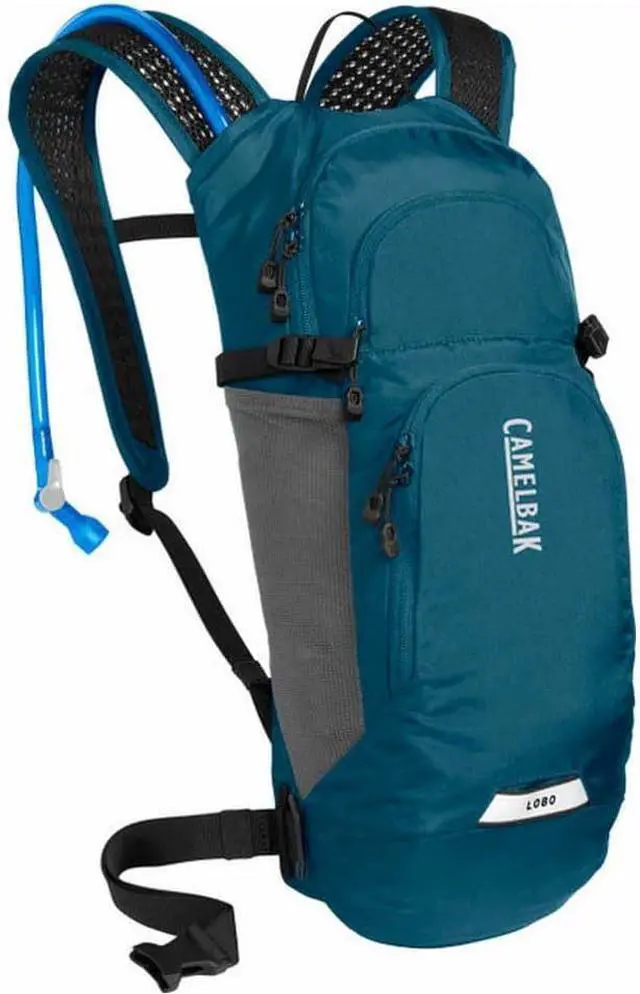 Alt view image 2 of 5 - CamelBak Lobo 9 Bike Hydration Pack 70oz, Moroccan Blue/Black