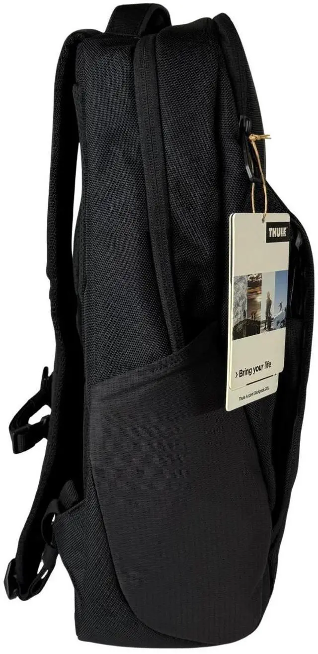 Alt view image 2 of 3 - Thule 3205380, Unisex Durable, Lightweight Accent Laptop Backpack, 20L, Black